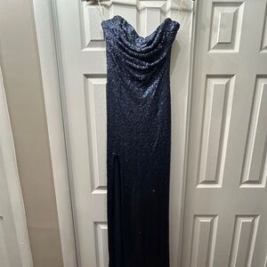 Nookie blue sequin dress